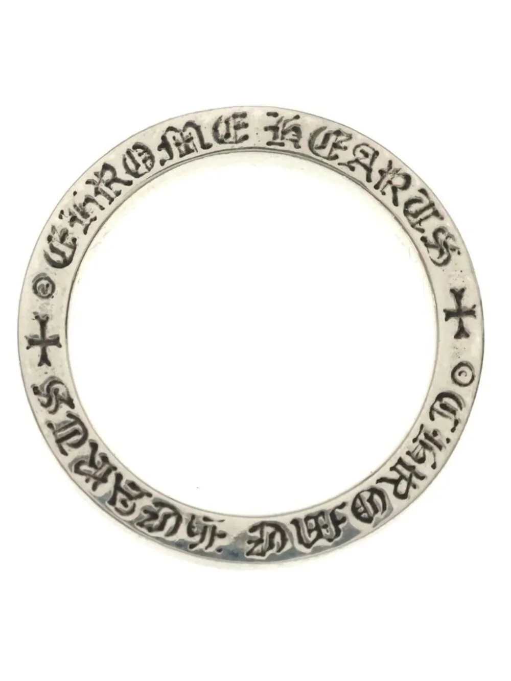 Chrome Hearts Spacer Pln Plain Ring Silver